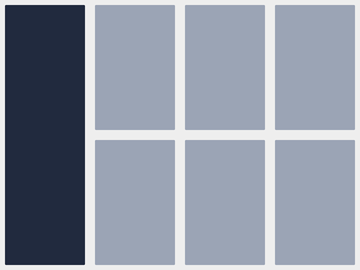 2 Spots Horizontal postcard partition